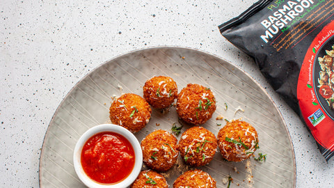 Basmati Orzo Mushroom Pilaf Arancini