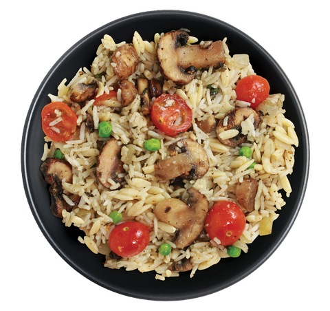 Basmati Orzo Mushroom Pilaf